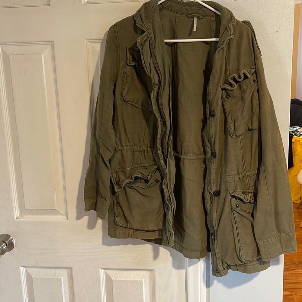 Army style free people jacket